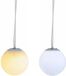 Kynast Solar LED Tuin hanglamp kogellamp 20cm - Wit