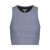 CMP Damestanktop Grijs XXL Polyester Racerback Naadloos