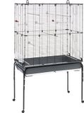 Ferplast Planeta Vogelkooi - Zwart - Staand - 97 x 58 x 173.5 cm