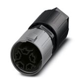 Phoenix Contact 1403782 QUICKON Kabel-connector Zwart, Grijs