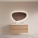 Boss & Wessing BWS Badmeubelset Riga Met Asia Wastafel Wit 140 cm Licht Eiken Japandi