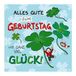 Gefeliciteerde kaart met muziek, grappige verjaardagskaart met archiemotief, bijpassende spreuk en tekst aan de binnenkant, incl. envelop, 17 x 16,5 cm