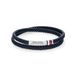 Tommy Hilfiger TJ2790549 Heren Armband - Blauw Leer - 19 cm