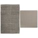 MSV Douche anti-slip/droogloop matten - Napoli badkamer set - rubber/polyester - beige