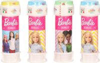 Barbie 10x bellenblaas flesjes met spelletje 60 ml