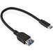 Allteq ALTQ-USBCA-100 USB-kabel USB 3.2 Gen 1 (3.1 Gen 1) 0,5 m USB C USB A 5 Gbit/s Zwart