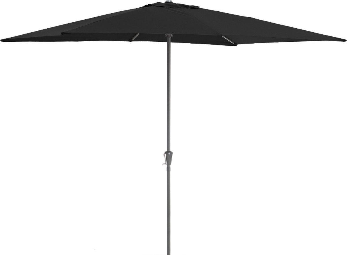 Acaza Staande Parasol - 200x300 cm - Zwart