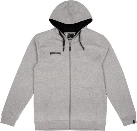 Spalding Flow Zipper Sweater Met Kap Kinderen - Grijs Gemeleerd - Maat 128