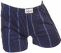 Funderwear-Fun2wear wijde heren boxershort krijtstreep - Katoenen losse boxershort met gulp - Donkerblauw / L
