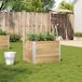 Maison Exclusive - Jardinière 80x60 cm, bois massif, pin