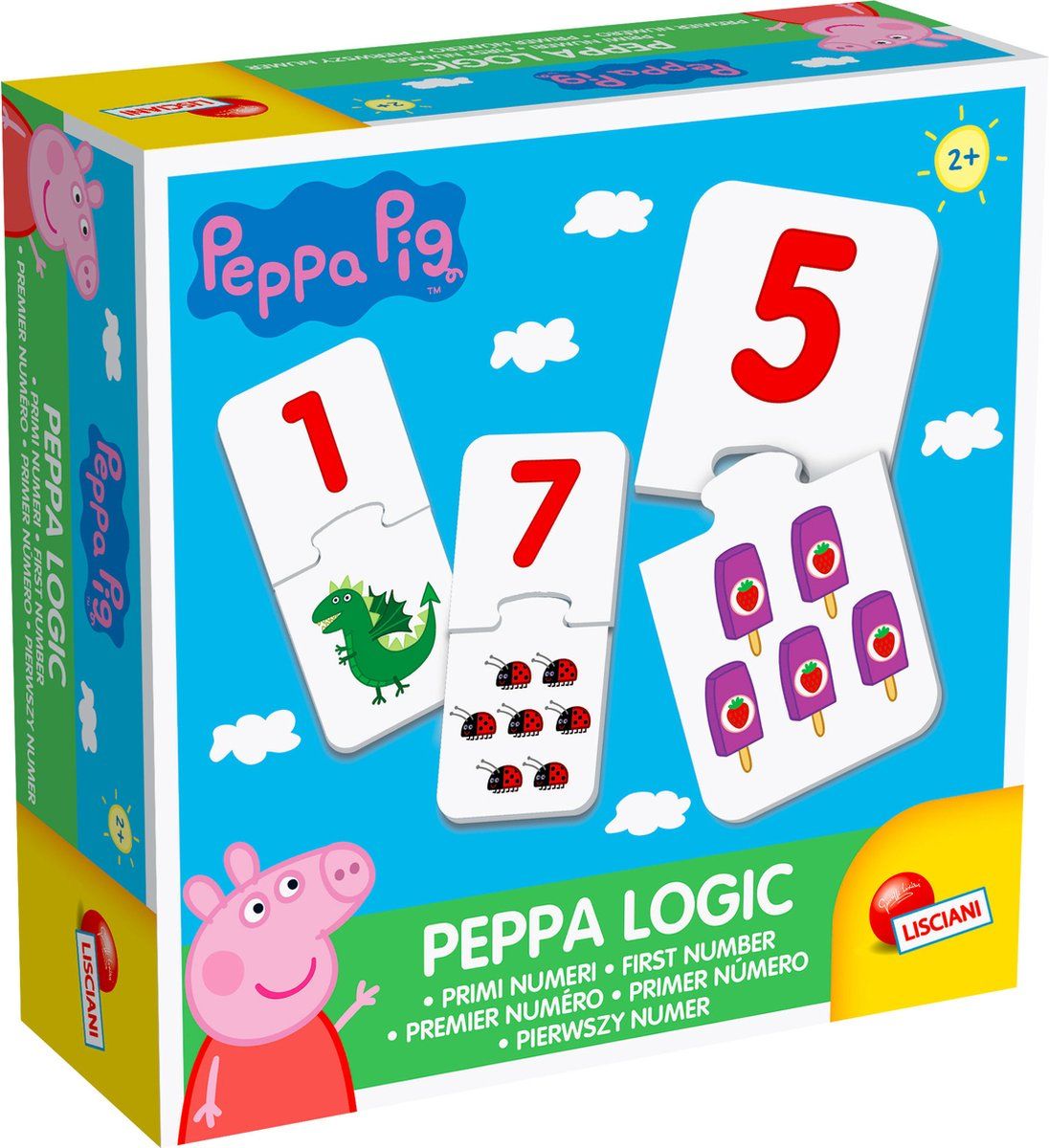 Just Games PEPPA PIG leren tellen en rekenen - Logisch spel - Karton