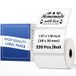 Phomemo Recharge d'étiquettes 40x30 mm pour imprimante d'étiquettes M110/M220, Noir sur blanc, 230 unités/rouleau, 1 rouleau par paquet