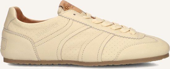 Shabbies Amsterdam Ciska Base Lage Sneakers Dames Maat 37 Suède Pastelgeel