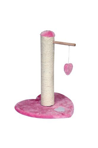 Gorpets Play Heart krabpaal voor katten, 46 cm, roze