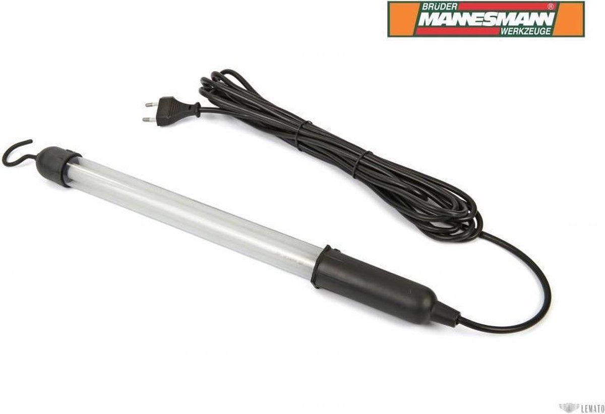 Brüder Mannesmann Looplamp TL - 230V - 8 watt - Zwart
