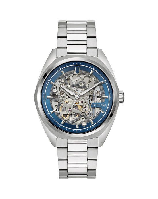 Bulova Surveyor 96A292 Heren Horloge - Zilverkleurig - 41 mm