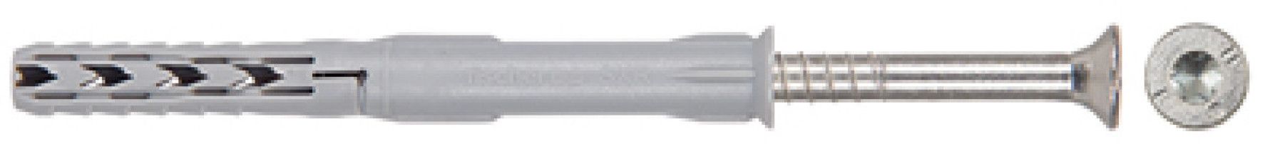 Fischer Kozijn-/Constructieplug SXR 10 x 160 T - grijs - 50 stuks