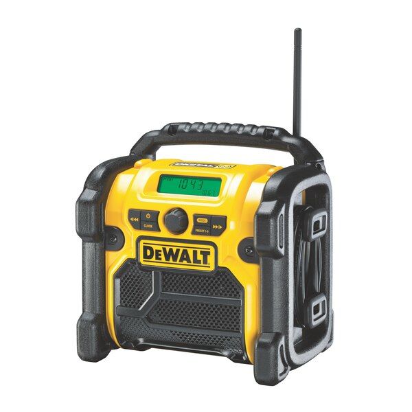 DeWALT DCR020 Draagbare DAB/FM Radio - Zwart/Geel