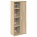 VidaXL Badkamerkast met rolhouder 39x22x90 cm sonoma eikenkleurig