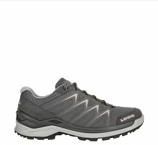Lowa Innox Pro GTX Lo Dames Wandelschoenen - Antraciet/Roze - Maat 42