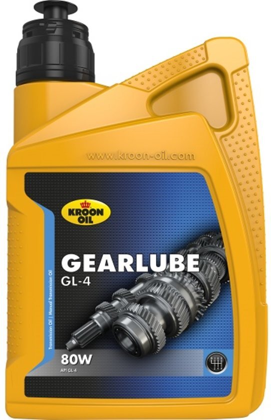 Kroon Oil Versnellingsbakolie Mineraal Gearlube Gl-4 80w 1 Liter