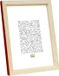 Deknudt Frames fotolijst S233H4 - naturel/rood - voor foto: 18x24 cm