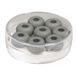 Rayher Silk-Bead Glas kralen met groot gat, 11 mm ø, gat ø 4 mm, doos