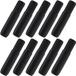 Allecto Plus - 10 pièces Goupille de serrure de porte de voiture avec bouton de serrure de porte - Couvercle en plastique - Compatible avec 80 100 200 A8 Jetta Passat - Noir
