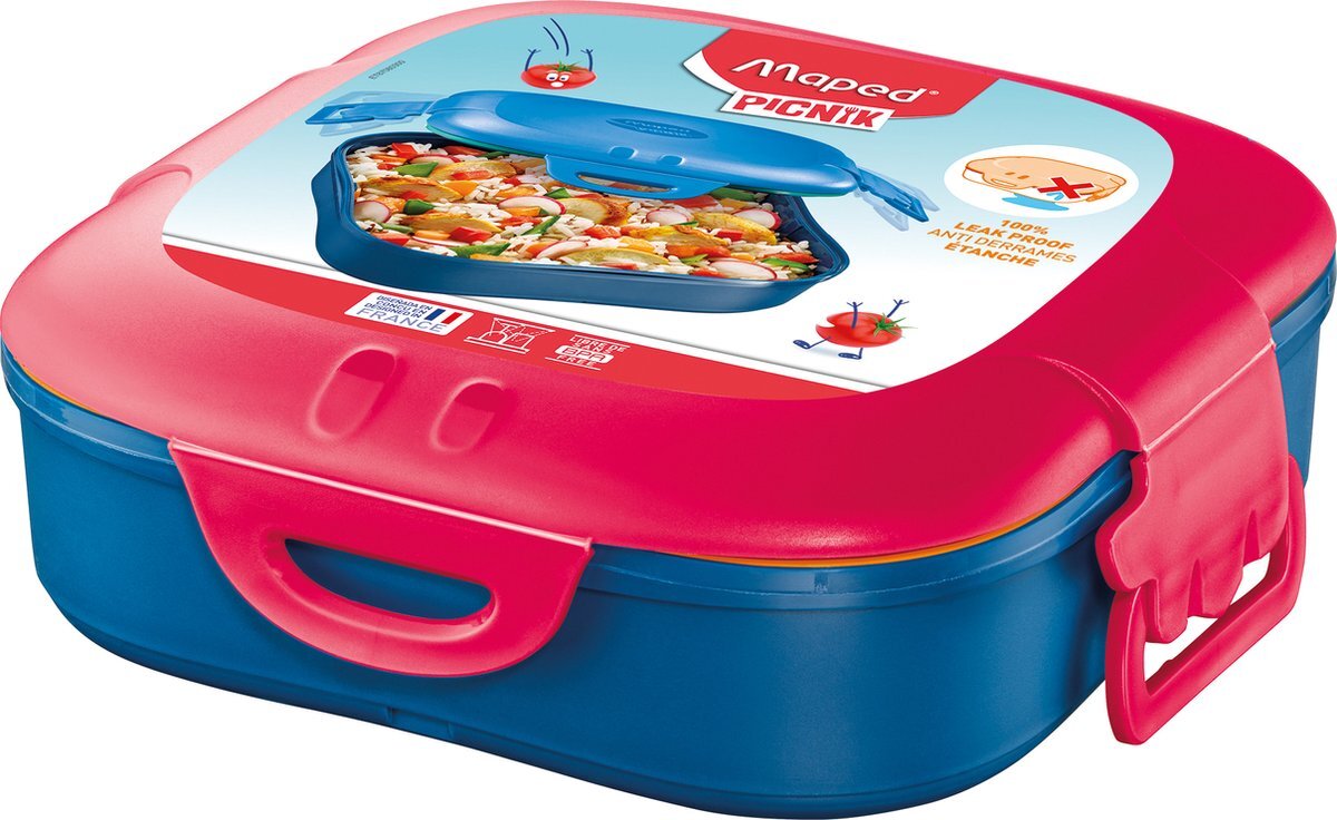 Maped Maped Picnik Kids Karakter lunchbox enkel - rood/blauw