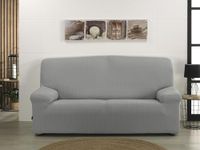 Estoralis Sumatra Bi-elastische stoelhoes | zeer elastische stof C-09 lichtgrijs | voor 1-zits van 70 tot 110 cm | kwaliteitsbescherming | super verstelbaar