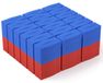 Merkloos Oase Filterspons 36x Vervangend - Set 16x Blauw/Grof - 16x Rood/Fijn - Geschikt voor Oase BioTec 36 - Afmetingen 21,5 x 15,5 x 9 cm - 100% Germany - Filterschuim