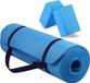 Tapis de yoga multifonctionnel, extra épais, bleu
