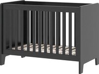 Cabino Babybed / Ledikant Zoë verstelbare bodem 60x120 cm - Zwart