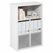 Furinno Cubicle Plank, boekenkast met 5 kubussen, kubusvormige opslag met gesloten bodem, 15,3 x 29,9 x 43,3 cm, ideaal voor woonkamer, slaapkamer of kantoor, wit.