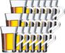 Duralex Theeglazen/koffieglazen - 24x - transparant - 230 ml - glas - glazen voor thee of koffie