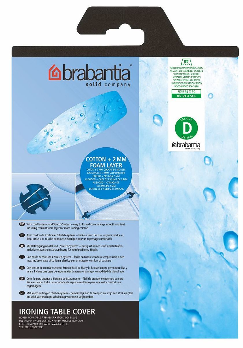 Brabantia Overtrek voor Strijkplank D - 135 x 45 cm