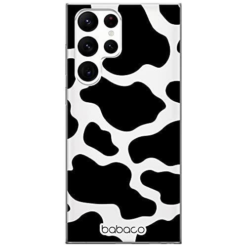 Babaco ERT GROUP mobiel telefoonhoesje voor Samsung S22 ULTRA origineel en officieel erkend Babaco patroon Animals 007 optimaal aangepast aan de vorm van de mobiele telefoon, gedeeltelijk bedrukt