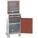 BOTT Armoire informatique mobile Verso avec porte moniteur