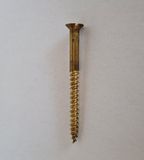 Hoenderdaal Fasteners Hoenderdaal Houtschroef Messing Blank PK ZS DIN97 5.0x45