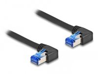 DeLOCK 80213 netwerkkabel Zwart 0,5 m Cat6a S/FTP Rond