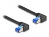DeLOCK 80213 netwerkkabel Zwart 0,5 m Cat6a S/FTP Rond