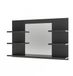 Vicco Wilbur Armoire de salle de bain – 78 x 50 cm avec étagères Anthracite