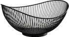 APS Fruitschaal - Fruitmand - Metaal - Zwart - 29,5 x 25,5 x 13,5 cm