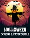 Halloween Ciseaux et Colle Compétences Livre d'activités pour Enfants Âges 3-8