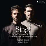 PIAS Nederland Harmonia Mundi Raphaël Sévère & Adam Laloum - Sing!: Songs Without Words (Schuma (CD)