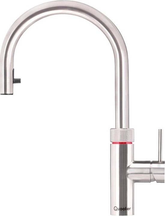 Quooker Flex Kokendwaterkraan - C uitloop - PRO3 VAQ Boiler en CUBE - RVS