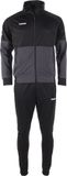 Hummel Authentic Polysuit Trainingspak Unisex - Zwart/Grijs - Maat XL