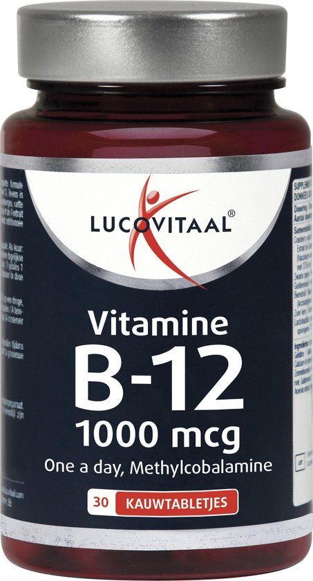 Lucovitaal Vitamine B12 1000 mcg - 30 Kauwtabletten - Bosvruchtensmaak