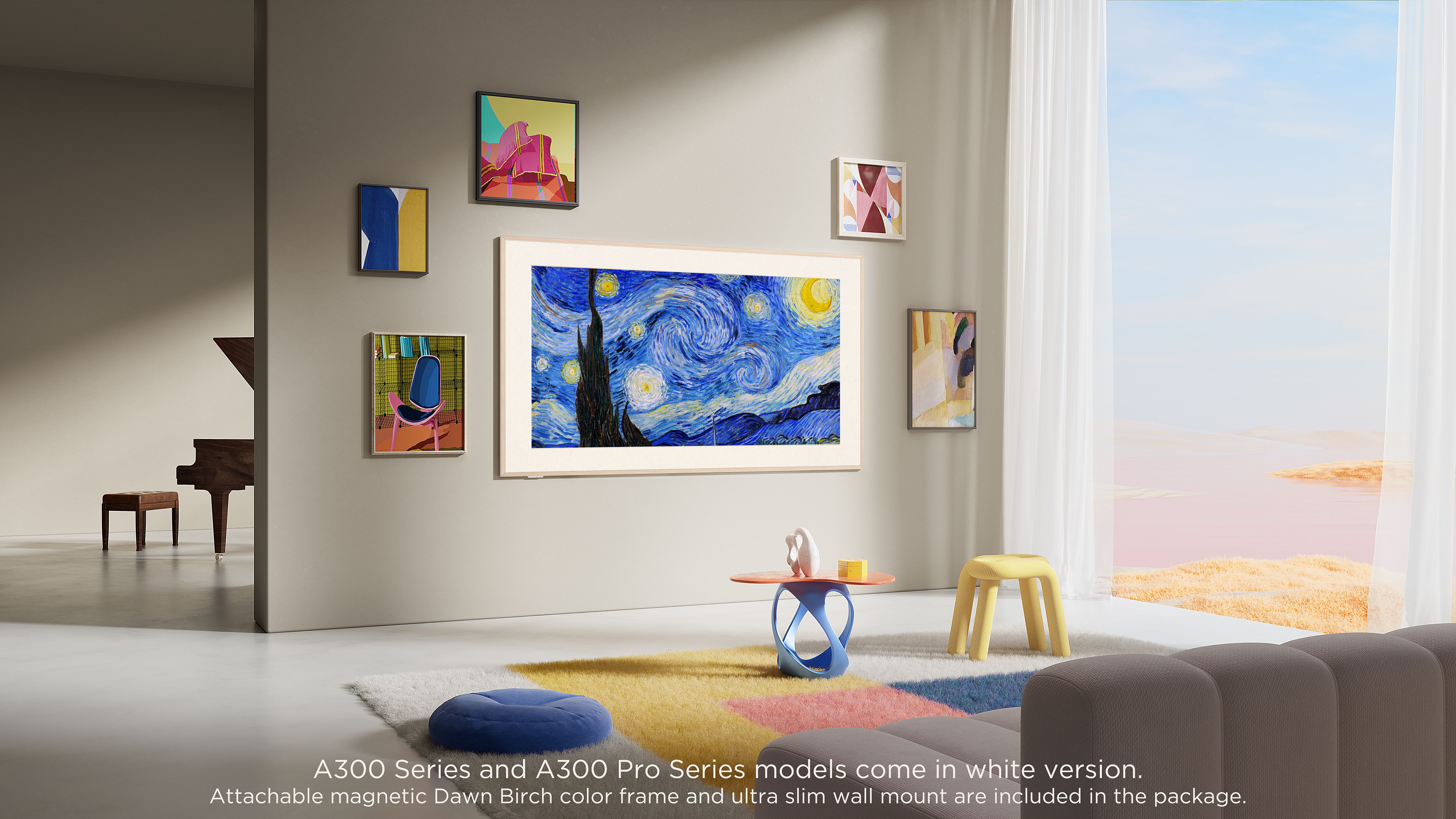 TCL 55A300W / QLED screen / 55 inch / 2024