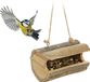 Relaxdays Voedersilo Hangend - Hout - Met Schors - Tuinvogels
